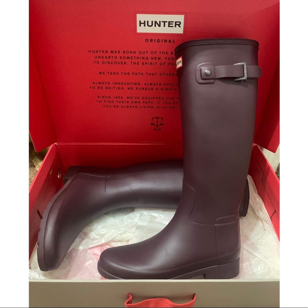 Hunter Tall Refined Rain Boots